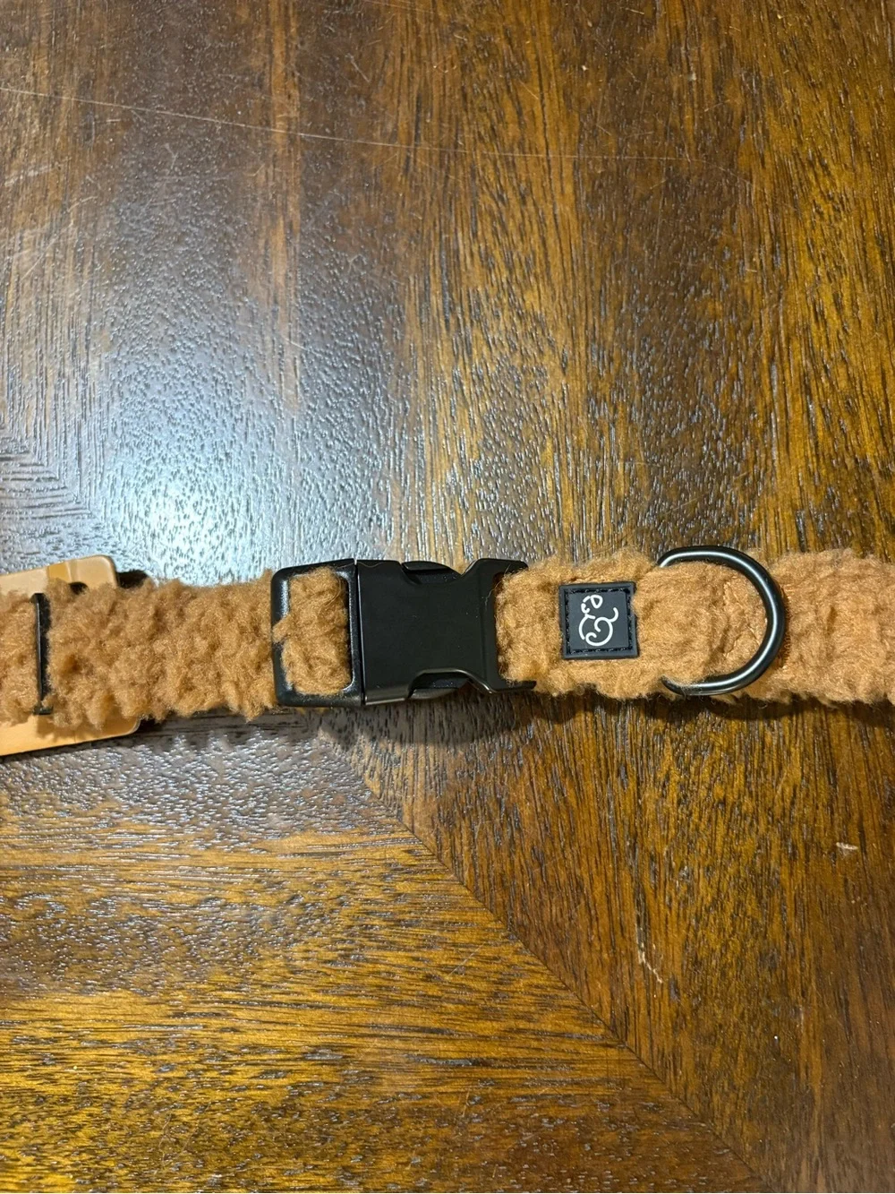 Lucy & Co. The Cinnamon Teddy Dog Collar, Medium
